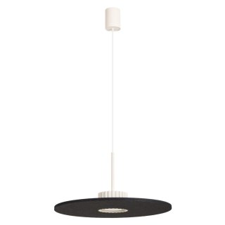 Sollux Lighting Lampa wisząca OVO 1 beżowa/czarna filc Gx53