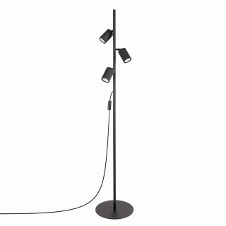 Sollux Lighting Lampa podłogowa KARBON 3 czarna
