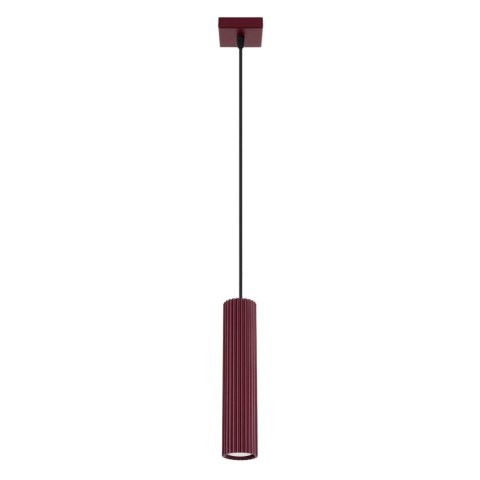 Sollux Lighting Lampa wisząca KARBON 1 burgund