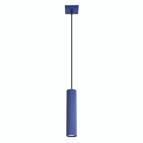 Sollux Lighting Lampa wisząca KARBON 1 ultramaryna