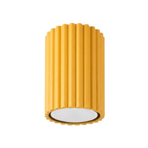 Sollux Lighting Plafon KARBON 10 żółty