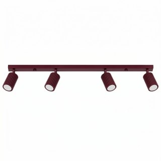 Sollux Lighting Plafon KARBON 4L burgund