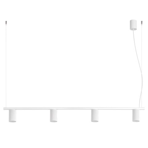Sollux Lighting Żyrandol KARBON 4 biała