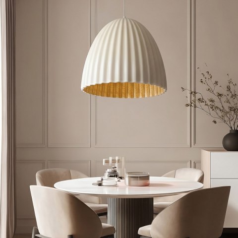 Light Prestige Lampa wisząca Elva 50 cm biały
