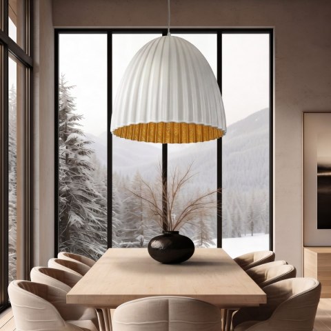 Light Prestige Lampa wisząca Elva 50 cm biały