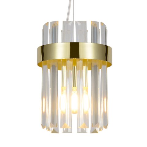 Light Prestige Lampa wisząca Vetro 1 złota 1xE14