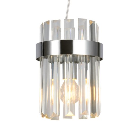 Light Prestige Lampa wisząca Vetro chrom 3xE14
