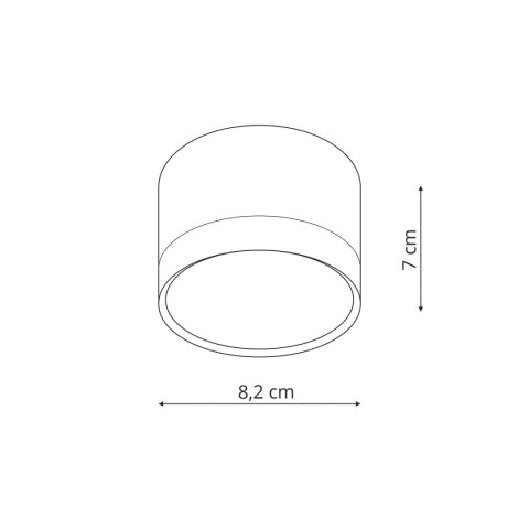 Light Prestige Oprawa natynkowa Kendal L czarna GX53