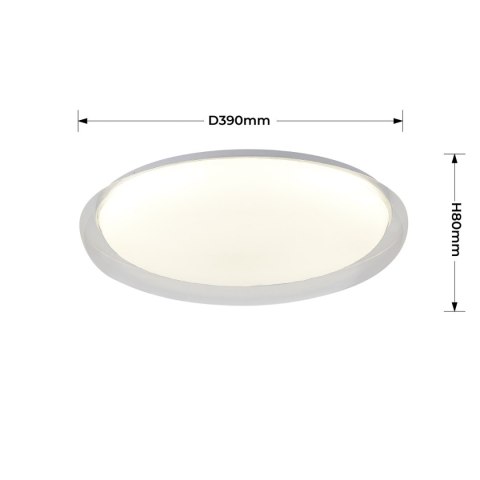 Light Prestige Plafon Trego 40 cm biały LED CCT