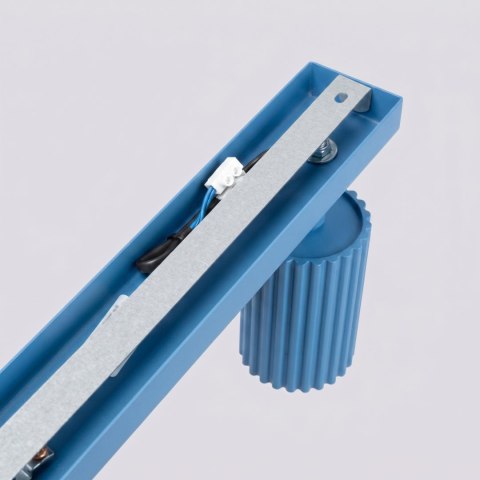 Sollux Lighting Plafon KARBON 4L błękitny