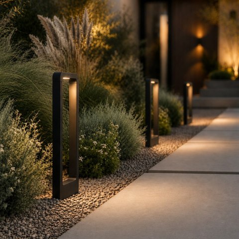 Lampa ogrodowa INFINITY CPD-005 12W IP65 CCT Czarna