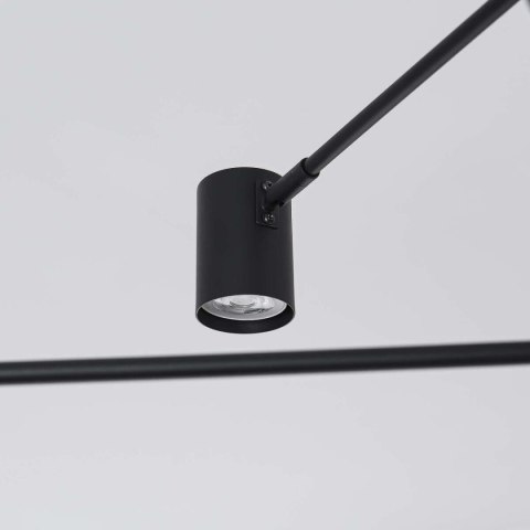 Light Prestige Lampa wisząca Snow 8 czarna 8xGU10