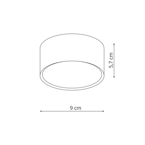 Light Prestige Oprawa natynkowa Kendal czarna IP54 LED CCT