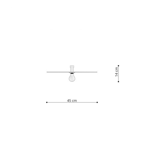Sollux Lampa Kinkiet / Plafon SIRKEL 45