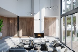 Sollux Lampa wisząca ESKOLA 110 czarna