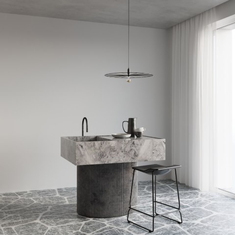 Sollux Lampa wisząca SIRKEL 60 czarny