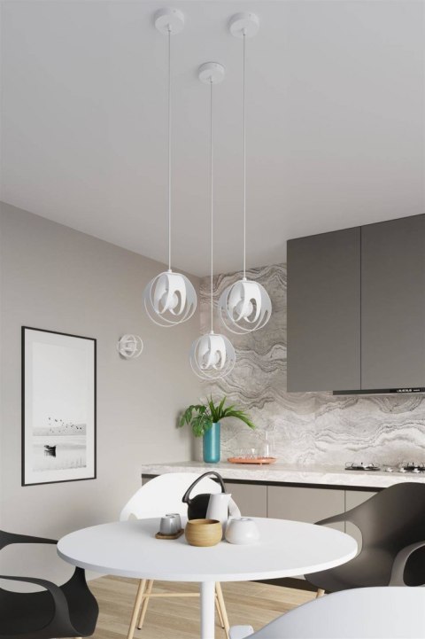 Sollux Lampa wisząca TULOS 1 biała