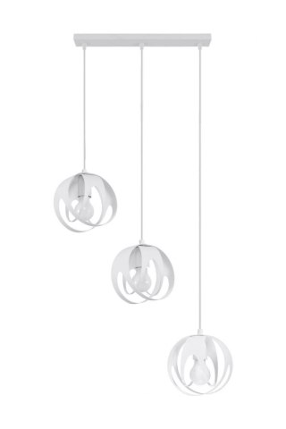 Sollux Lampa wisząca TULOS 3L biała