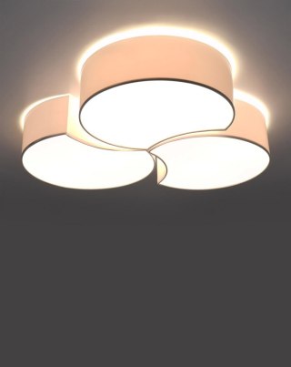 Sollux Lampa Plafon CIRCLE 3B biały