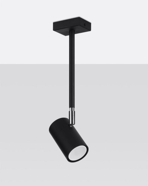 Sollux Lampa Plafon NORANO czarny