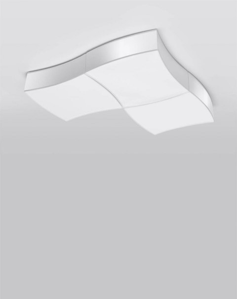 Sollux Lampa Plafon SQUARE 3 biały