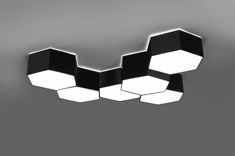 Sollux Lampa Plafon SUNDE 11 czarny