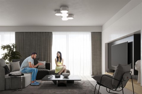 Sollux Lampa Plafon SUNDE 13 biały