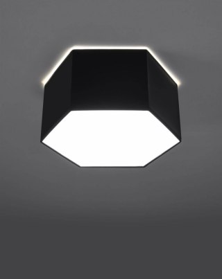 Sollux Lampa Plafon SUNDE 15 czarny