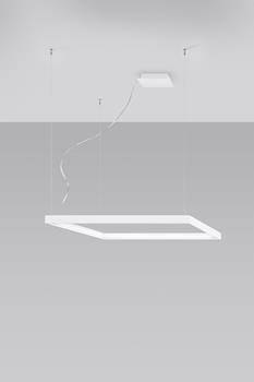 Sollux Lampa Żyrandol NELYA M biały LED 4000K