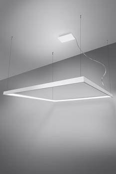 Sollux Lampa Żyrandol NELYA M biały LED 4000K