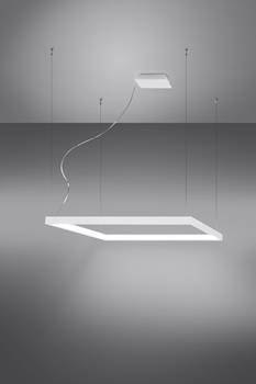 Sollux Lampa Żyrandol NELYA M biały LED 4000K