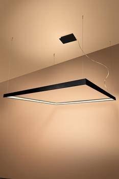 Sollux Lampa Żyrandol NELYA M czarny LED 3000K