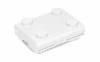 Łącznik prosty Ultra slim LL-35 ZTMK biały