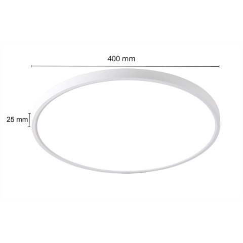 Light Prestige Plafon California 40 cm biały LED CCT
