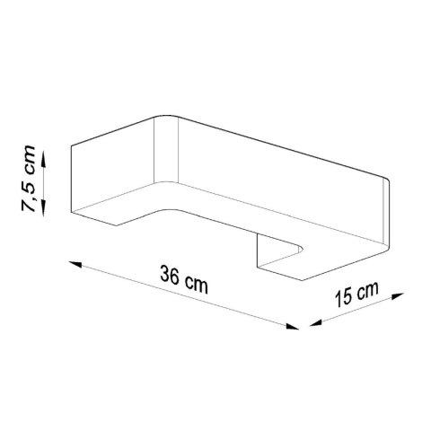 Sollux Lighting Kinkiet ceramiczny MAGNET