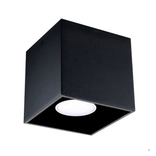 Sollux Lighting Plafon QUAD 1 czarny