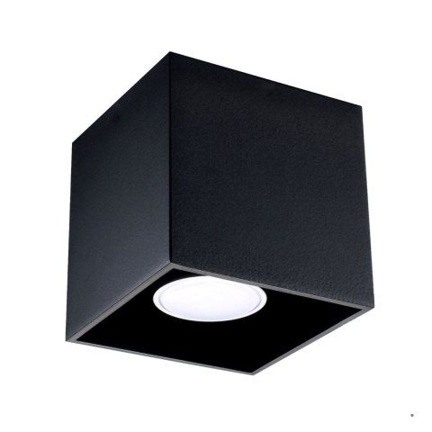 Sollux Lighting Plafon QUAD 1 czarny