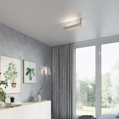 Sollux Lighting Kinkiet FENIKS 1 naturalne drewno