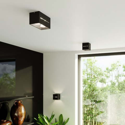 Sollux Lighting Kinkiet LOBO czarny