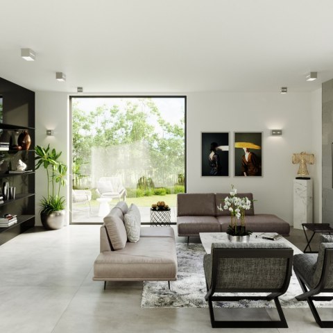 Sollux Lighting Kinkiet LOBO szary