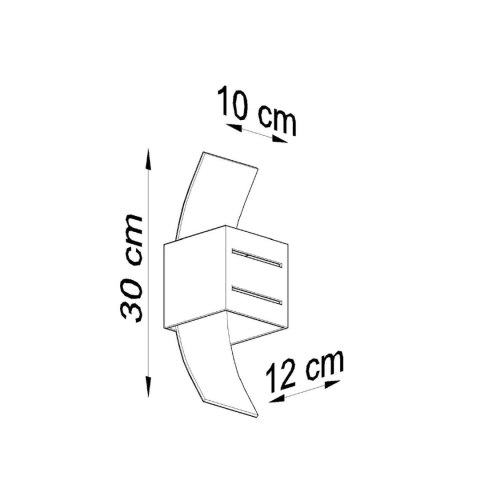 Sollux Lighting Kinkiet LORETO biały