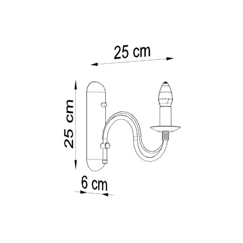 Sollux Lighting Kinkiet MINERWA biały