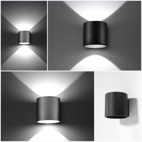 Sollux Lighting Kinkiet ORBIS 1 biały