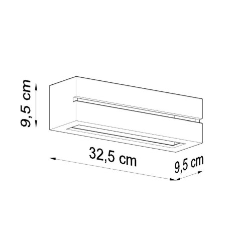 Sollux Lighting Kinkiet ceramiczny VEGA LINE