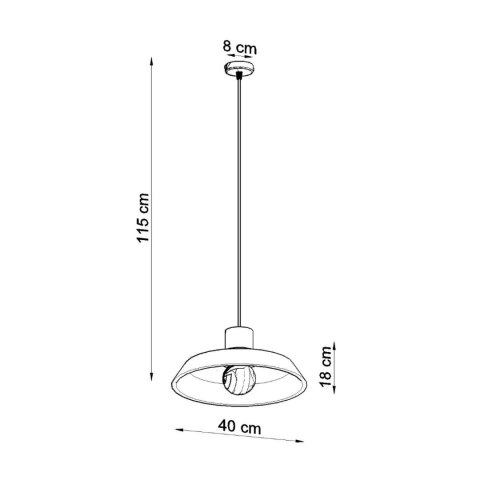 Sollux Lighting Lampa wisząca AFRA