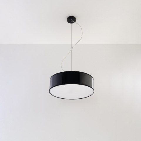 Sollux Lighting Lampa wisząca ARENA 35 czarna