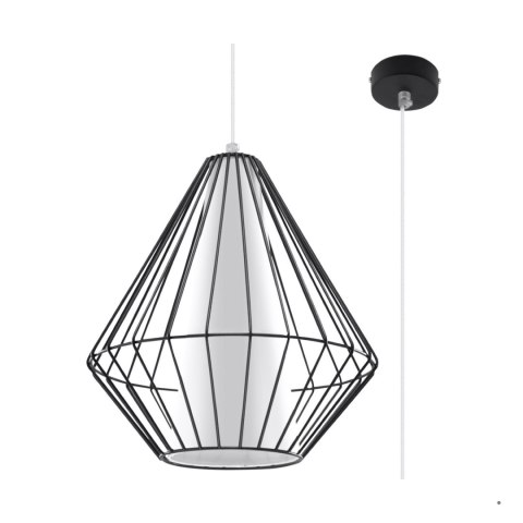 Sollux Lighting Lampa wisząca DEMI czarna