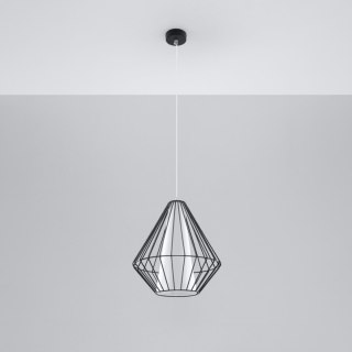 Sollux Lighting Lampa wisząca DEMI czarna