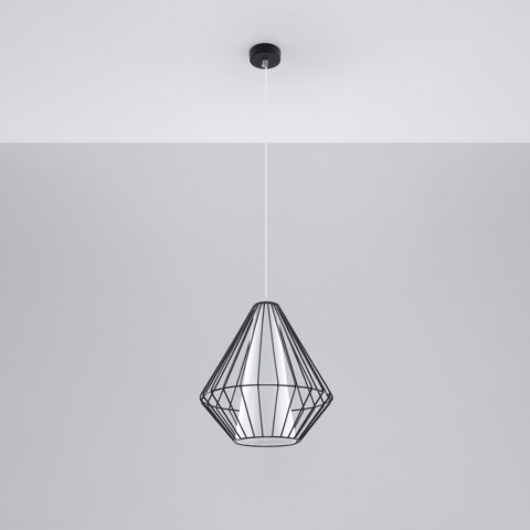 Sollux Lighting Lampa wisząca DEMI czarna