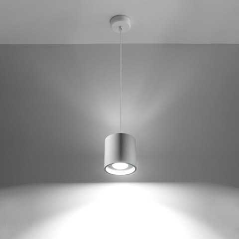 Sollux Lighting Lampa wisząca ORBIS 1 biały